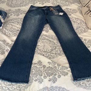 Democracy Womens Jeans size 14. “Ab Solution” High Rise itty bitty More Boot
